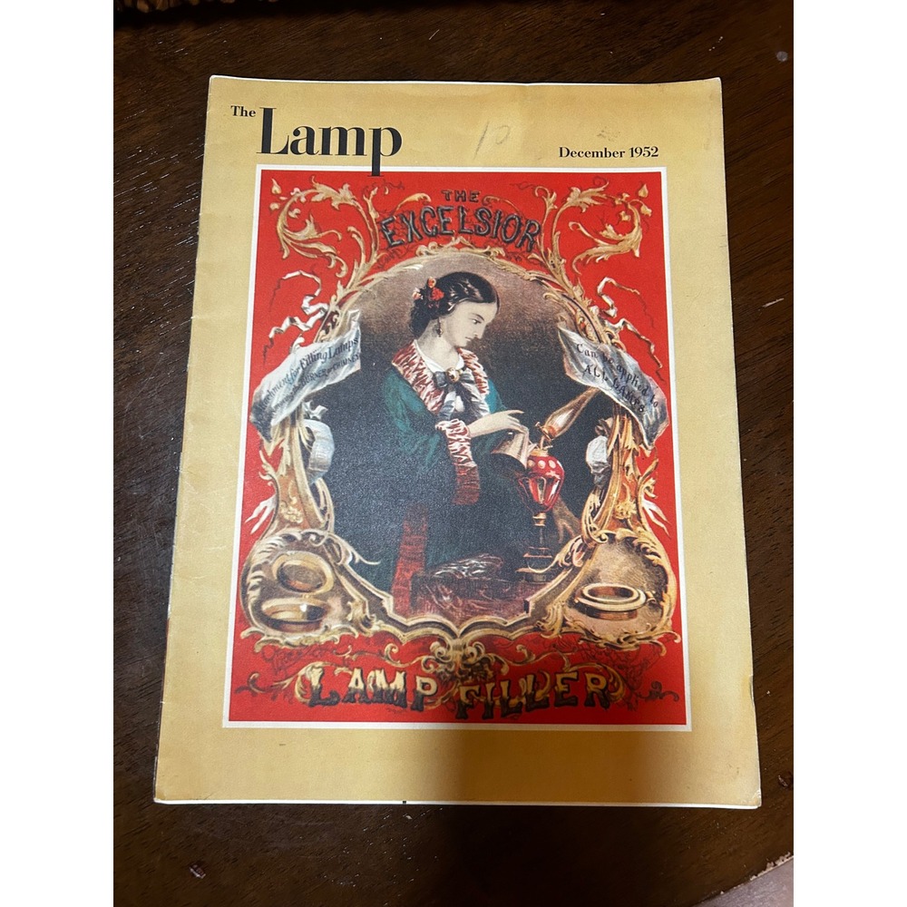 Vintage The Lamp Magazine December 1952 Standard Oil Company Ephemera Victorian